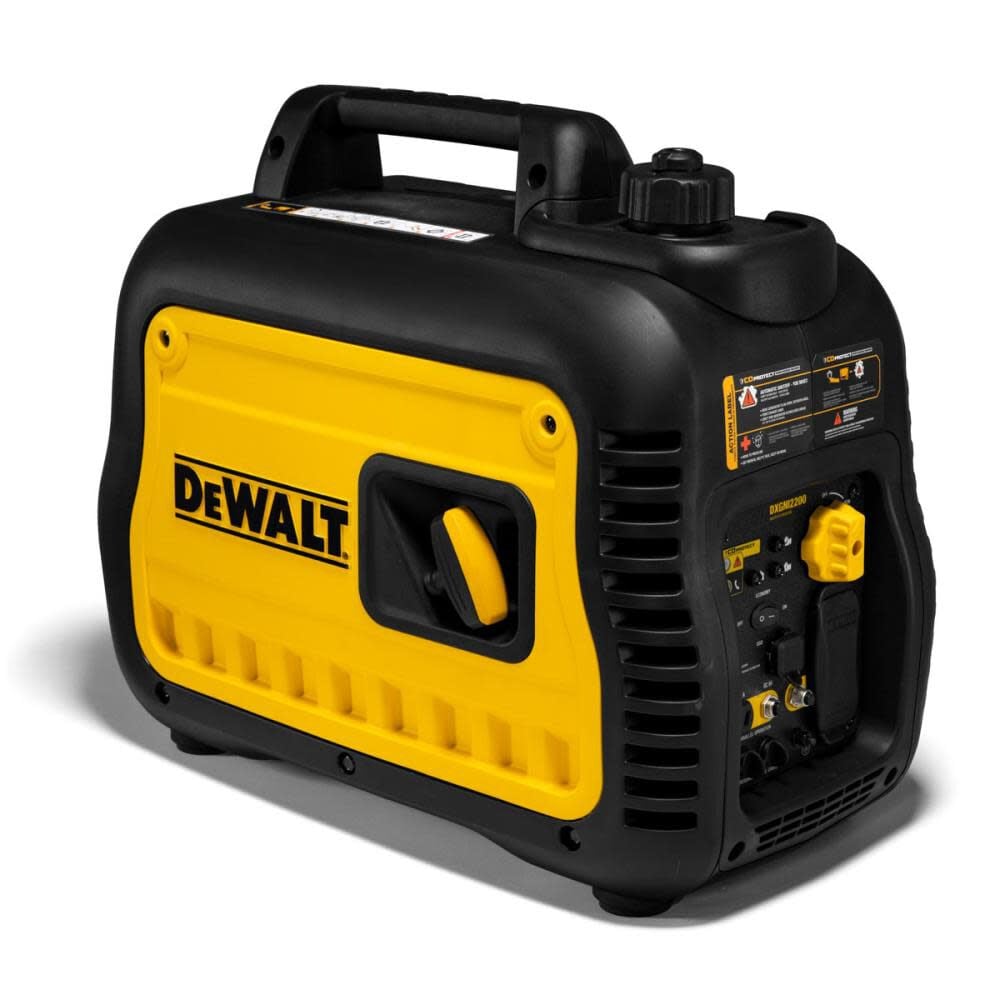 DEWALT DXGNI2200 Inverter Generator 2200Watt Carbon Monoxide Detection PMC172200 from DEWALT