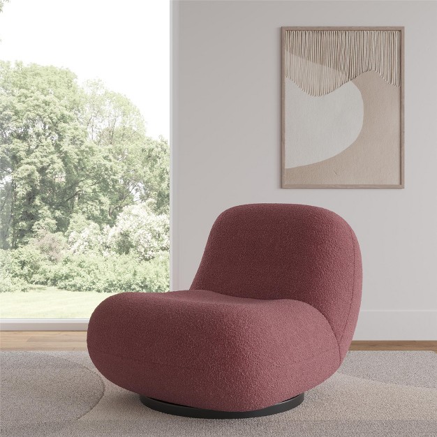 Cortney x27 s Collection Crosby Boucle Swivel Chair