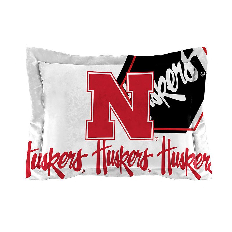 The Northwest Nebraska Cornhuskers Twin Comforter with Sham