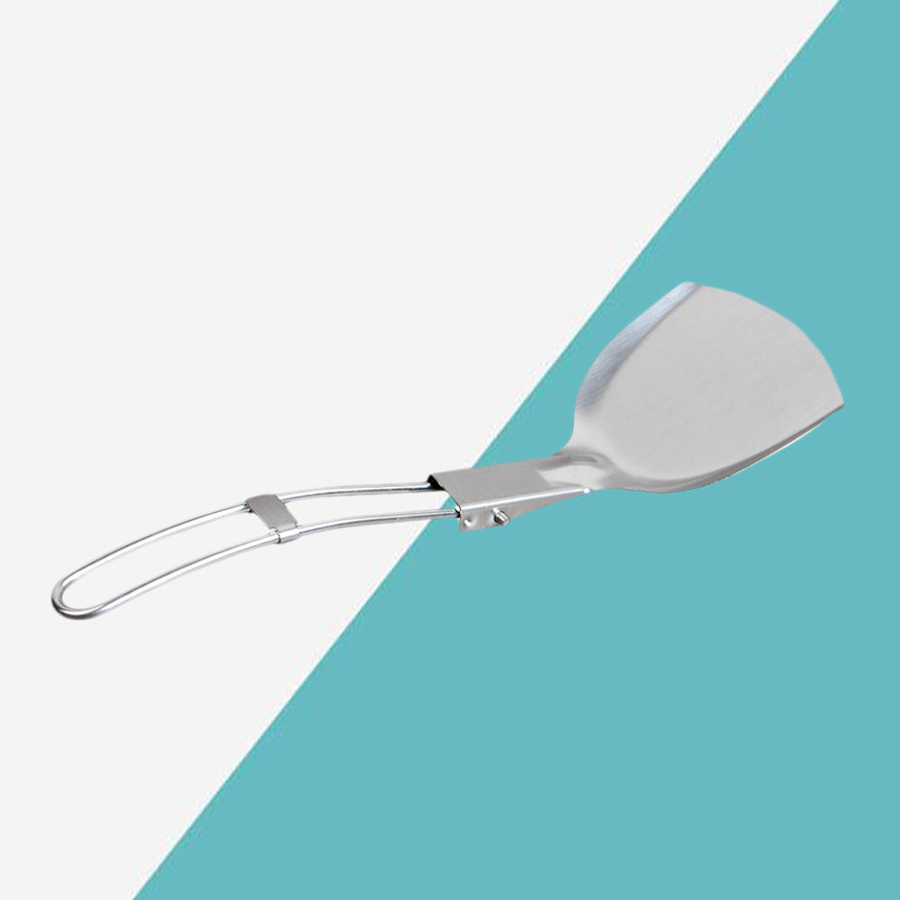 Outdoor Foldable Cooking Spatula Picnic Home Camping Cookware Shovels Stainless Steel Shovel Cooking Tools Kitchen Utensil