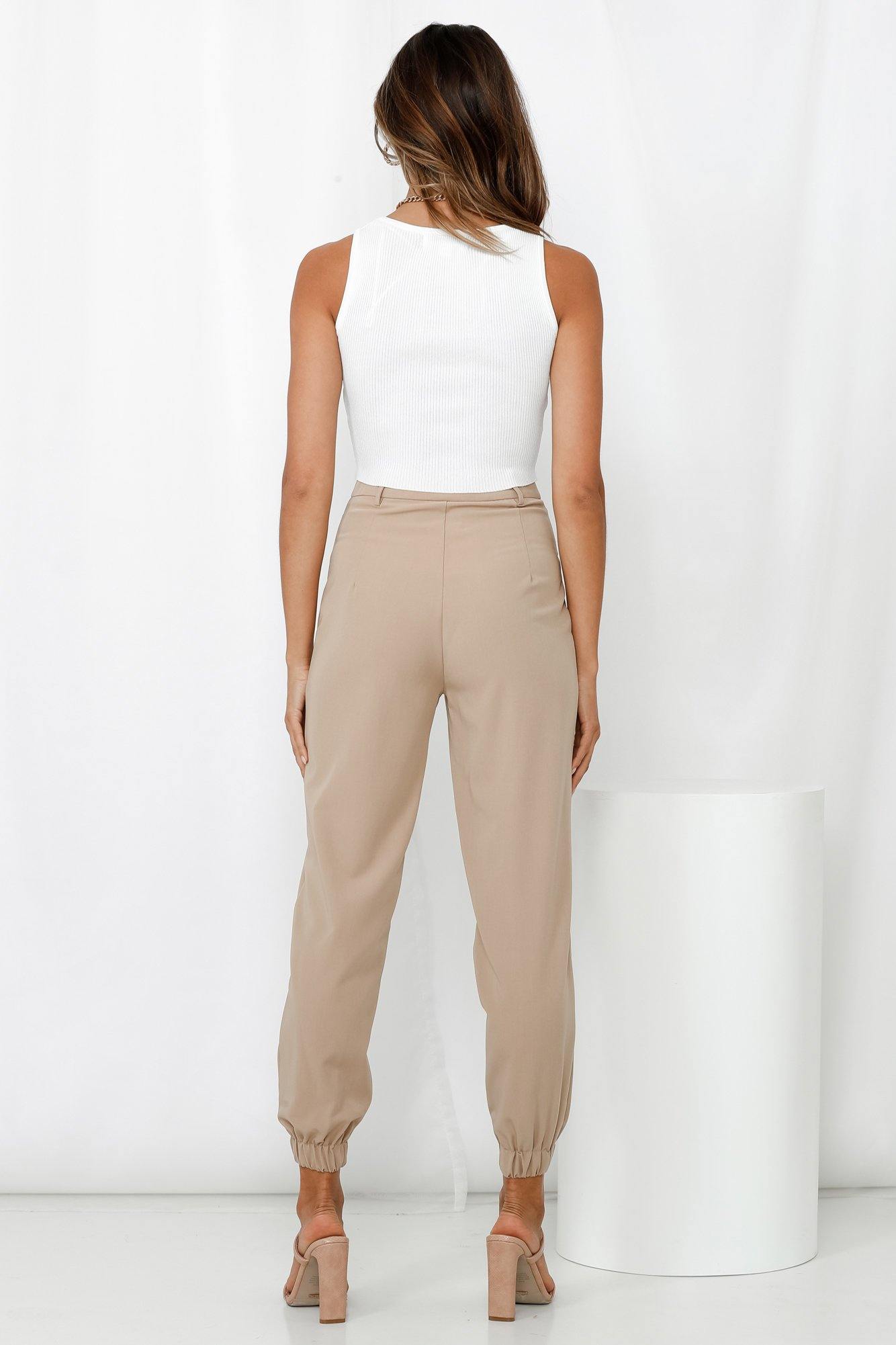 Lake Hillier Pants Camel