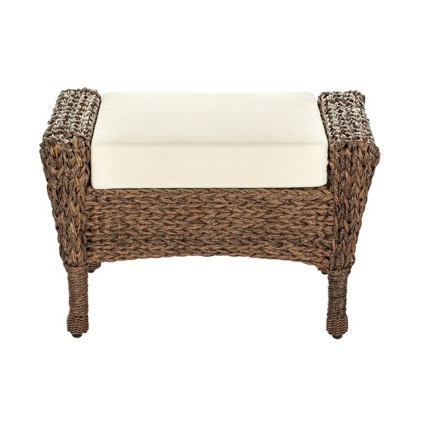 Outdoor Faux Sea Grass Garden Patio Ottoman