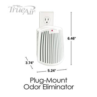 TRUEAIR Plug Mount Odor Eliminator Air Purifier 04530G