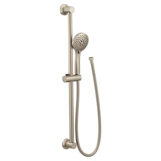 MOEN 30 in. Eco-Performance Wall Bar with 5-Spray Handheld Shower in Brushed Nickel 3558EPBN