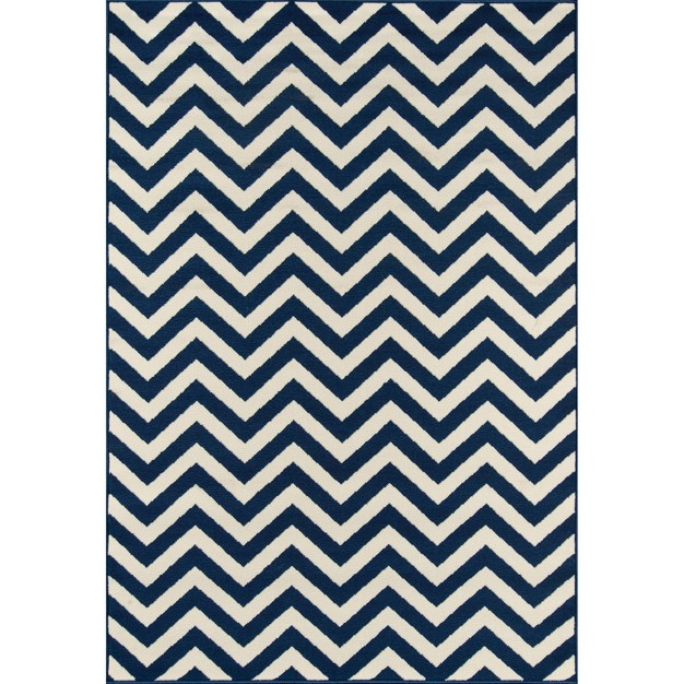 Baja Addax Accent Rug Navy Momeni