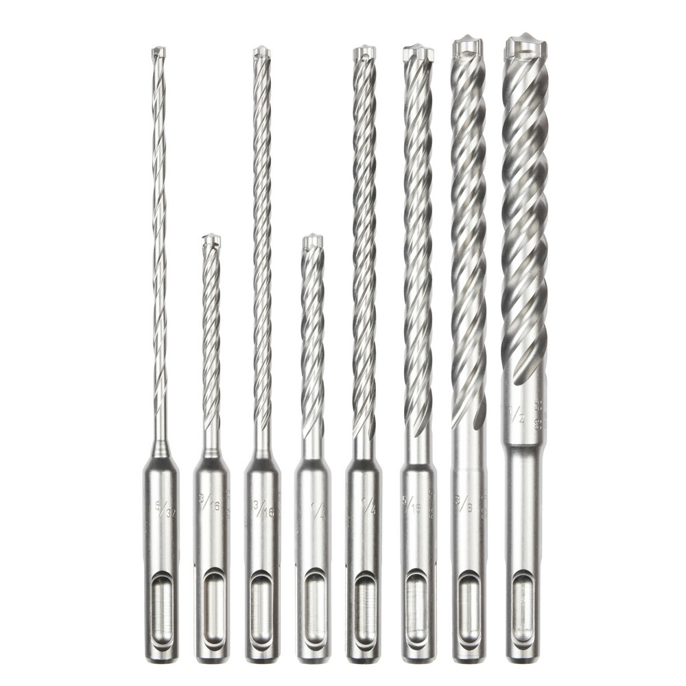 MW SDS Plus MX4 4 Cutter Drill Bit Kit 8pc 48-20-7663 from MW