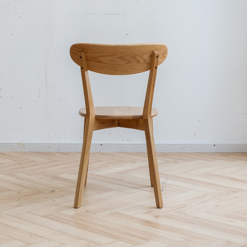 100% Natural Solid Wood Chair Dining Chair Wooden FAS Grade Oak Natural Wood  Perfect for matching with Desk