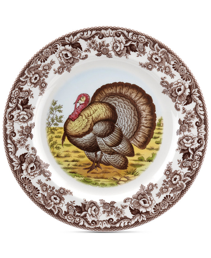 Spode Woodland Round Turkey Platter