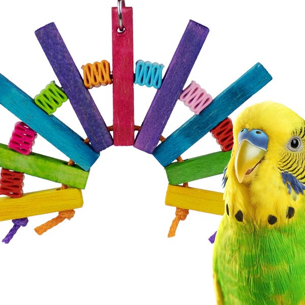 Super Bird Creations Balsa Peacock Bird Toy