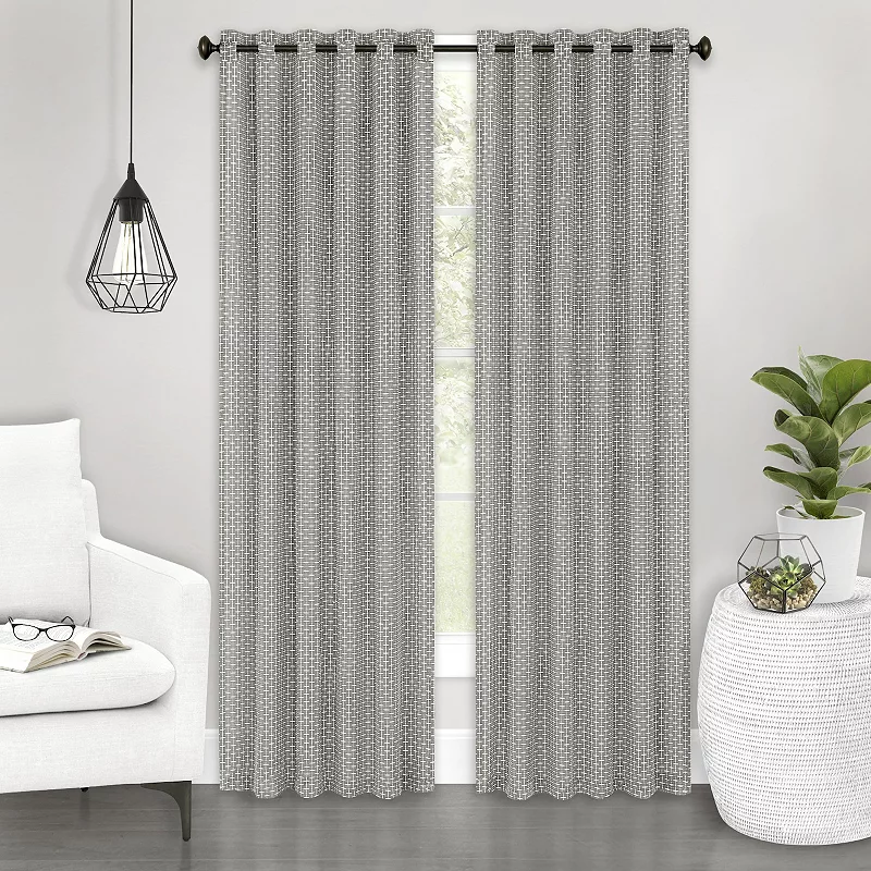 Achim Bedford Front Tab Window Curtain Panel