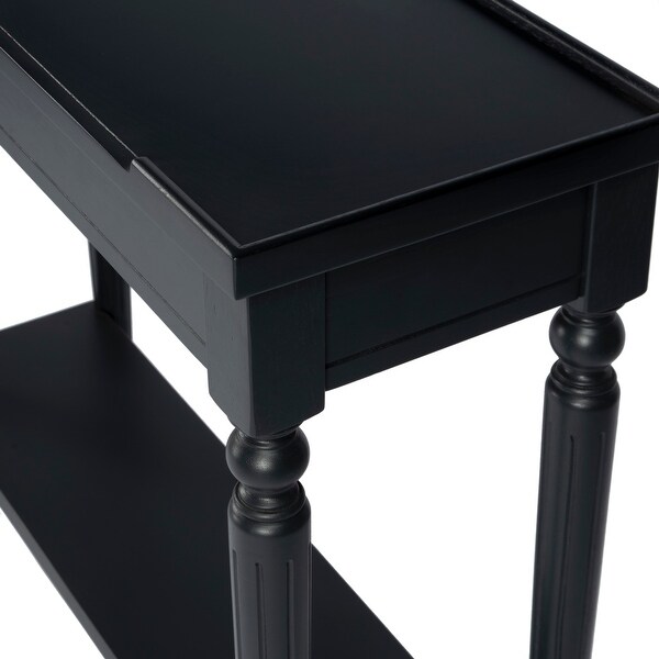 Handmade Butler Simple Elegance Plum Black Console Table