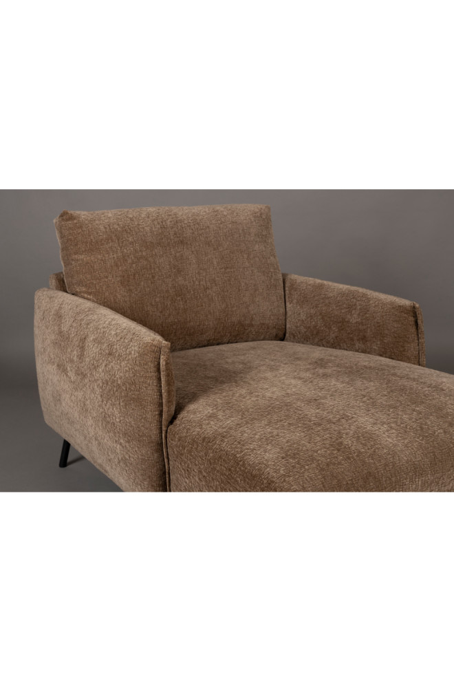 Classic Upholstered Chaise Longue  Dutchbone Harper   Contemporary   Armchairs And Accent Chairs   by Oroa   Distinctive Furniture  Houzz