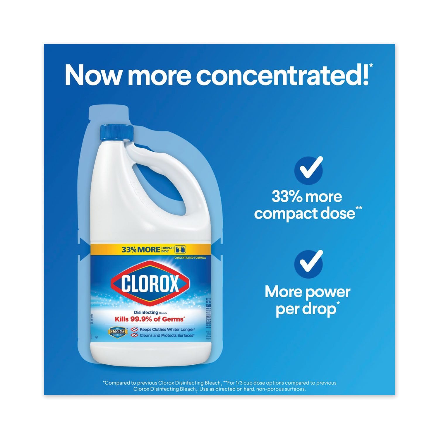 Regular Bleach with CloroMax Technology by Cloroxandreg; CLO32263