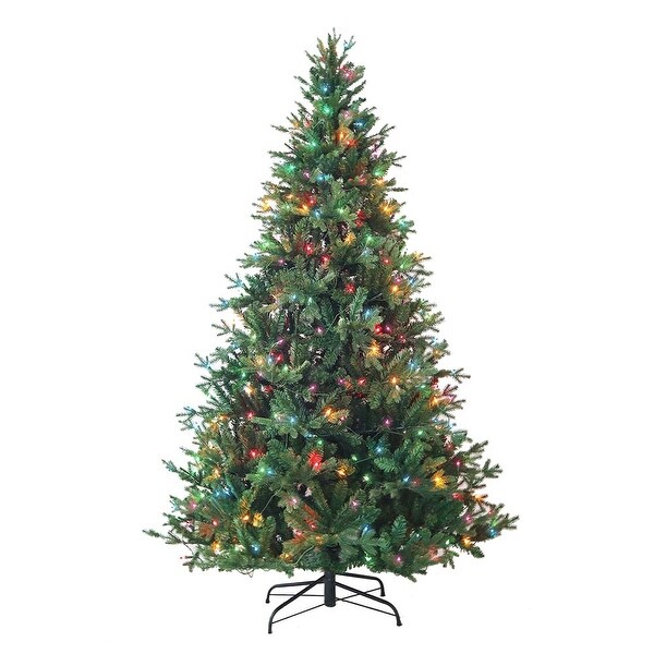 Kurt Adler 7Foot PreLit MultiColor Incandescent Jackson Pine Tree