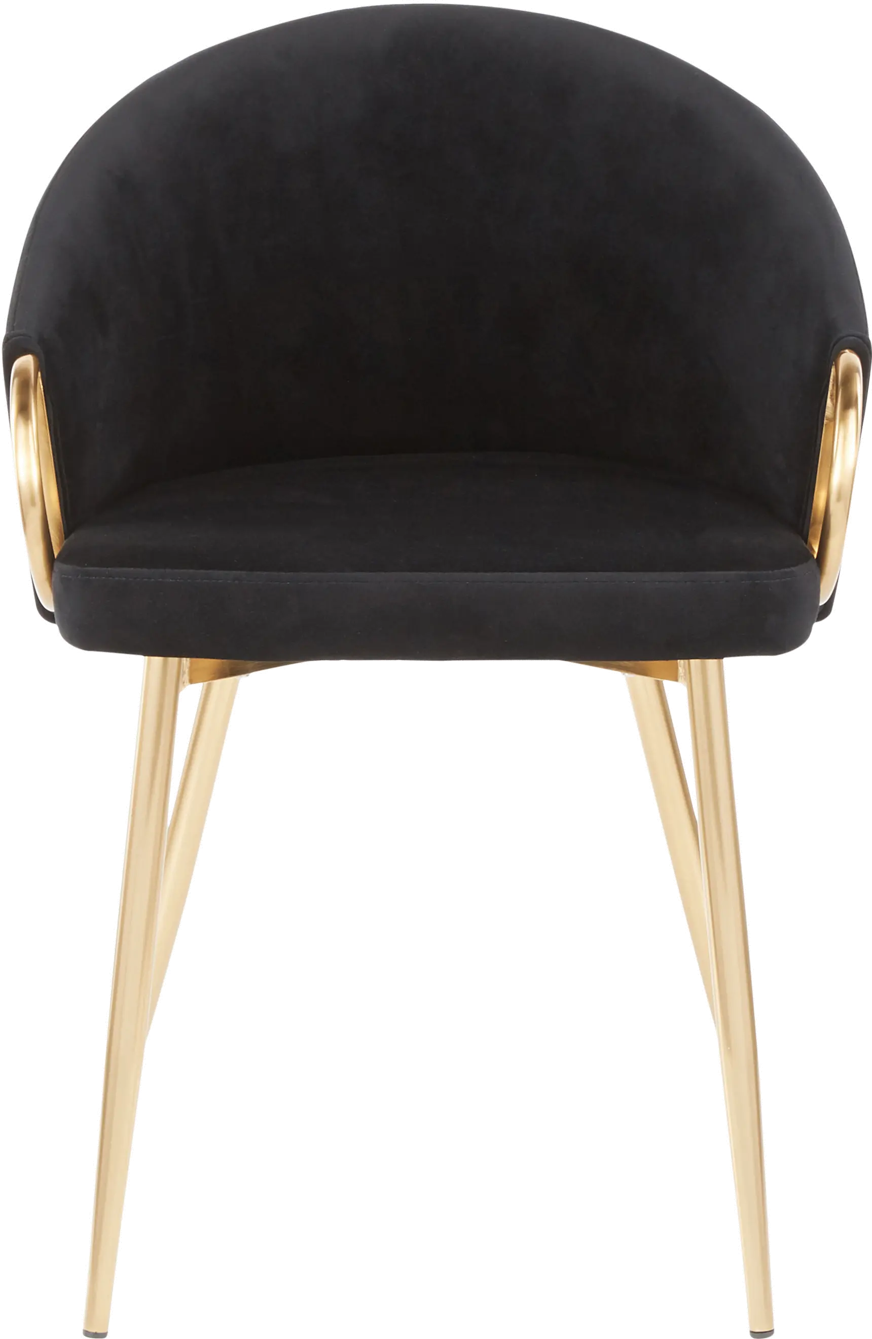 Black Velvet Glam Chair