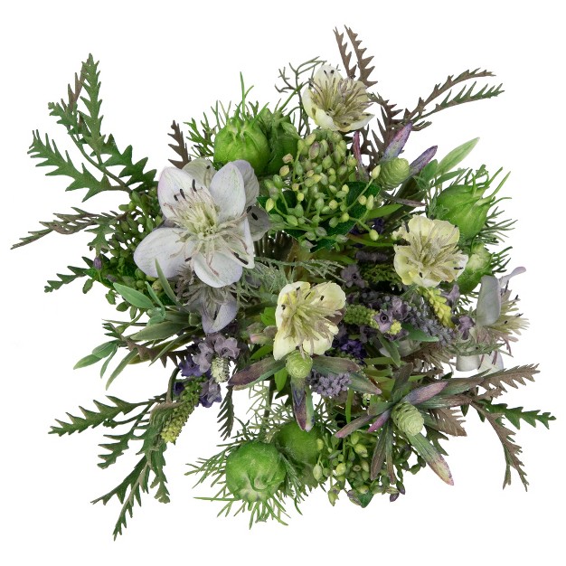 Nigella Pod And Protea Artificial Floral Bouquet