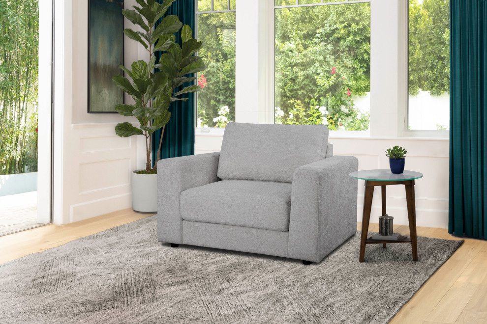 Elizabeth Stain Resistant Fabric Chair   Transitional   Armchairs And Accent Chairs   by Abbyson Living  Houzz