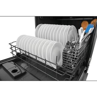 Frigidaire 24 in Top Control Built in Tall Tub Dishwasher with Plastic Tub in Stainless Steel with 4-cycles FDPH4316AS