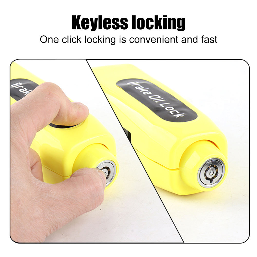 Scooter Bicycle Handlebar Lock Anti theft Motorcycle Brake Lever Lock Security Protection Bike Grip Lock Cycling Accessories