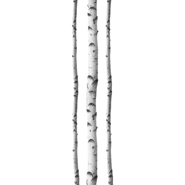 Birches Wall Art Kit Silver Brewster