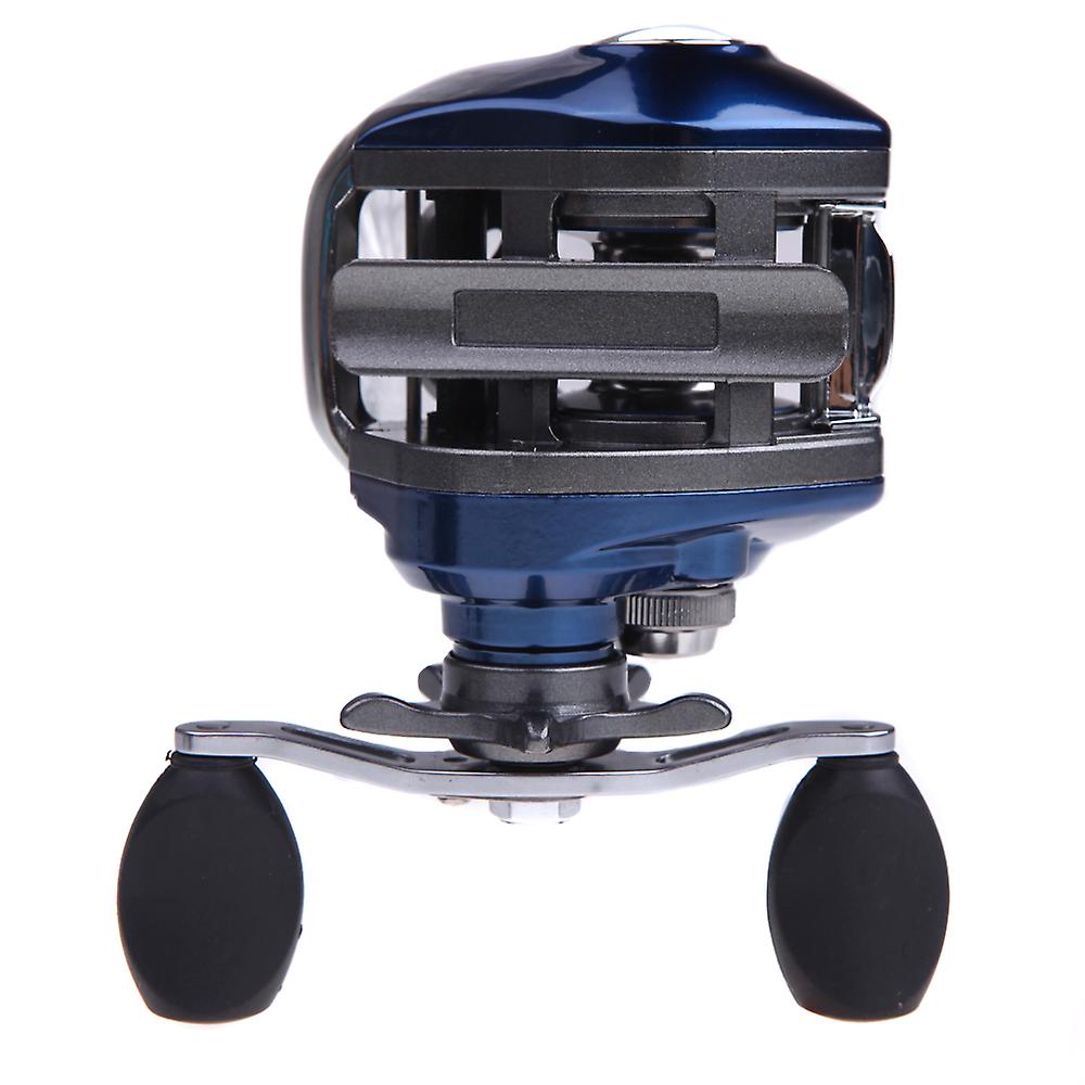 Lixada Af103 10+1bb Ball Bearings Right Hand Bait Casting Fishing Reel High Speed 6.3:1 Blue No.230297