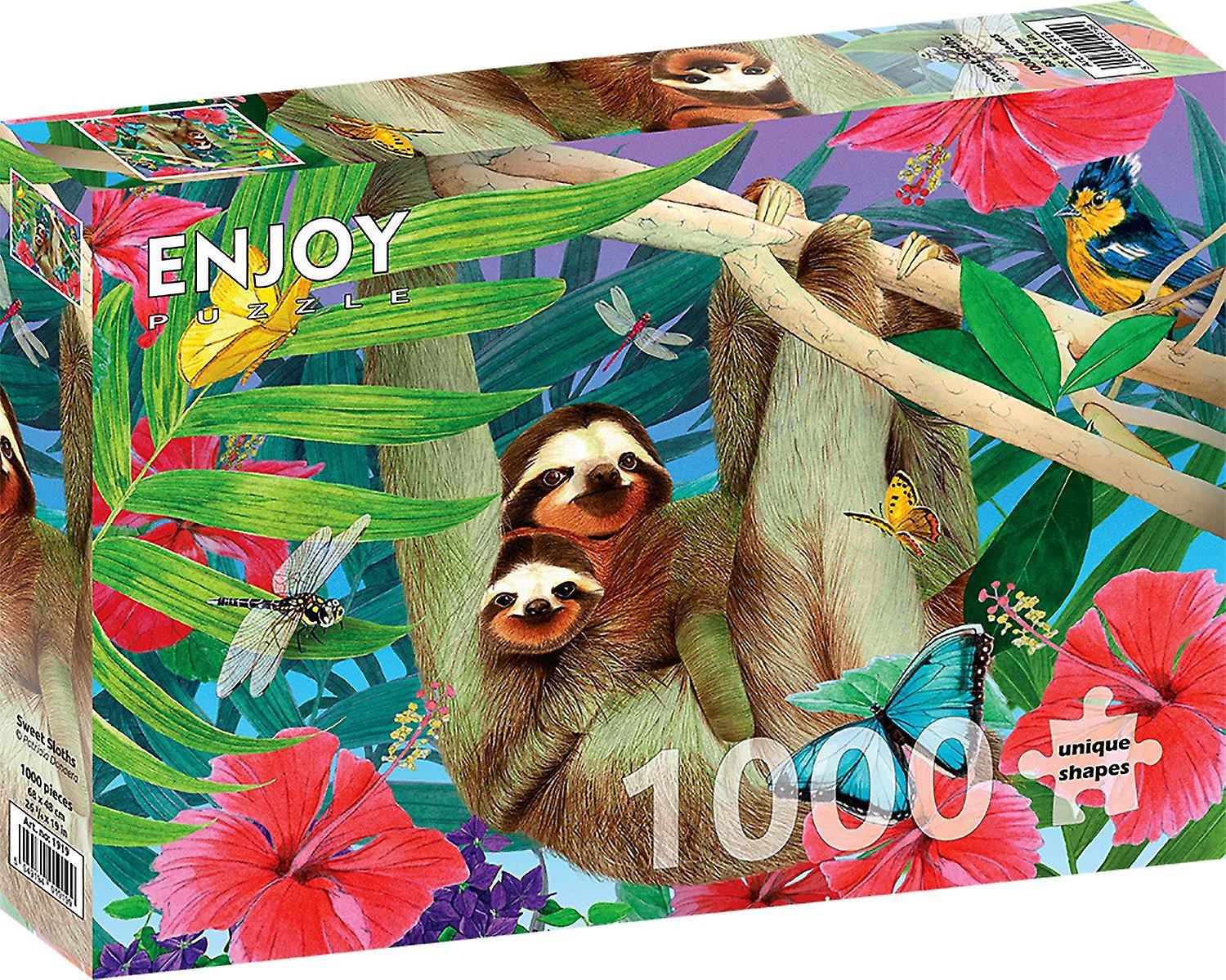 Enjoy Sweet Sloths Jigsaw Puzzle (1000 Pieces)