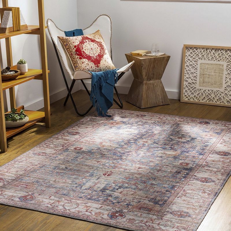 Mellott Traditional Washable Area Rug