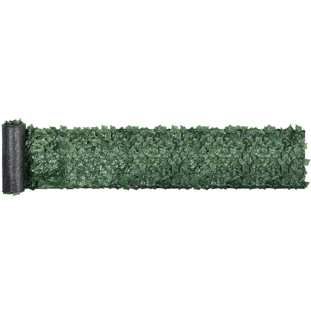 VEVOR Ivy Privacy Fence Screen 39 in. x 198 in. Faux Leaf Artificial Hedges 3-Layers Greenery Leaves Panel for Garden RZZWWLYC39198M3KMV0