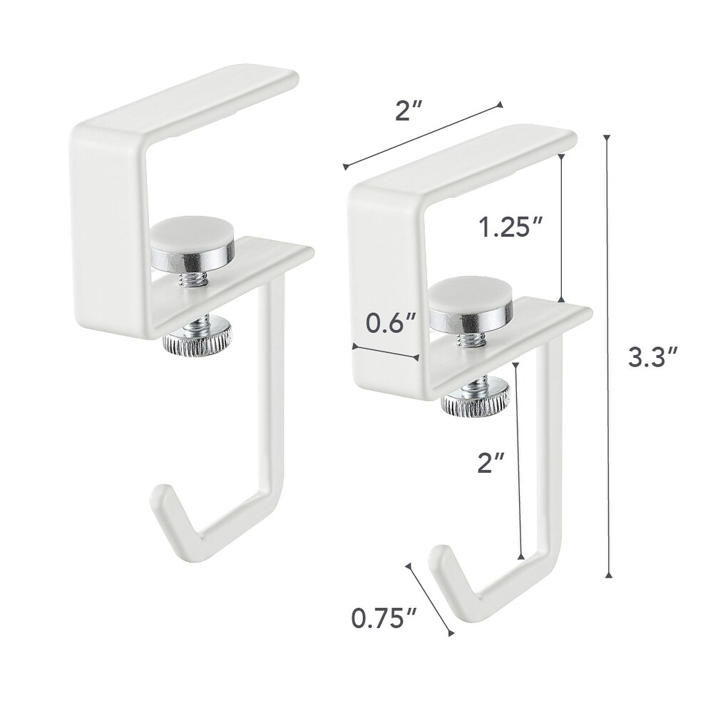 Yamazaki Home Plate Under Shelf Hanger   Set Of 2  Multipurpose Hanging Storage Organizer   Steel