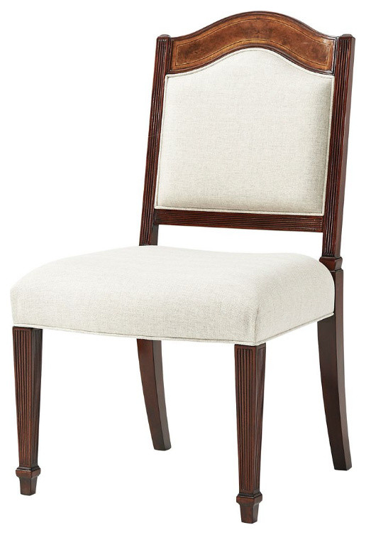 Sheraton Satinwood Dining Chair   Traditional   Dining Chairs   by English Georgian America  Houzz