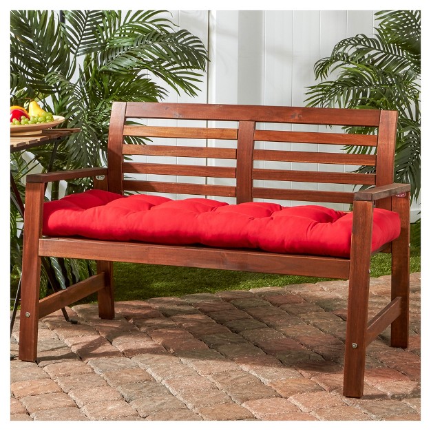 Solid Outdoor Bench Cushion