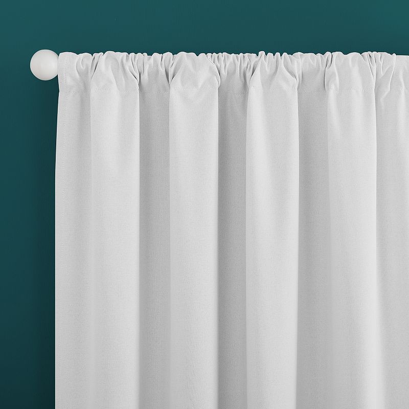 Sun Zero Generation Jules 100% Blackout Rod Pocket Window Curtain