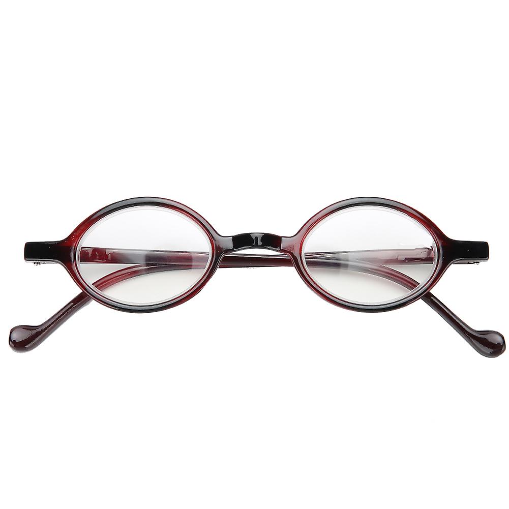 Vintage Reading Glasses Blue Light Blocking Anti-fatigue Presbyopic Glasses Eyeglasses+250 Red Frame