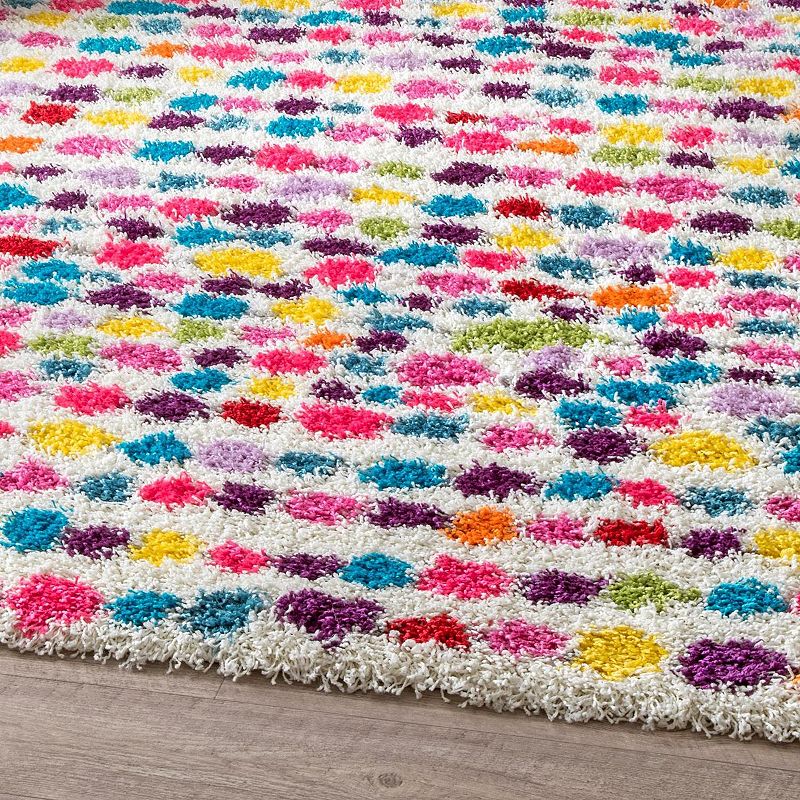 nuLOOM Allard Colorful Striped Shag Rug