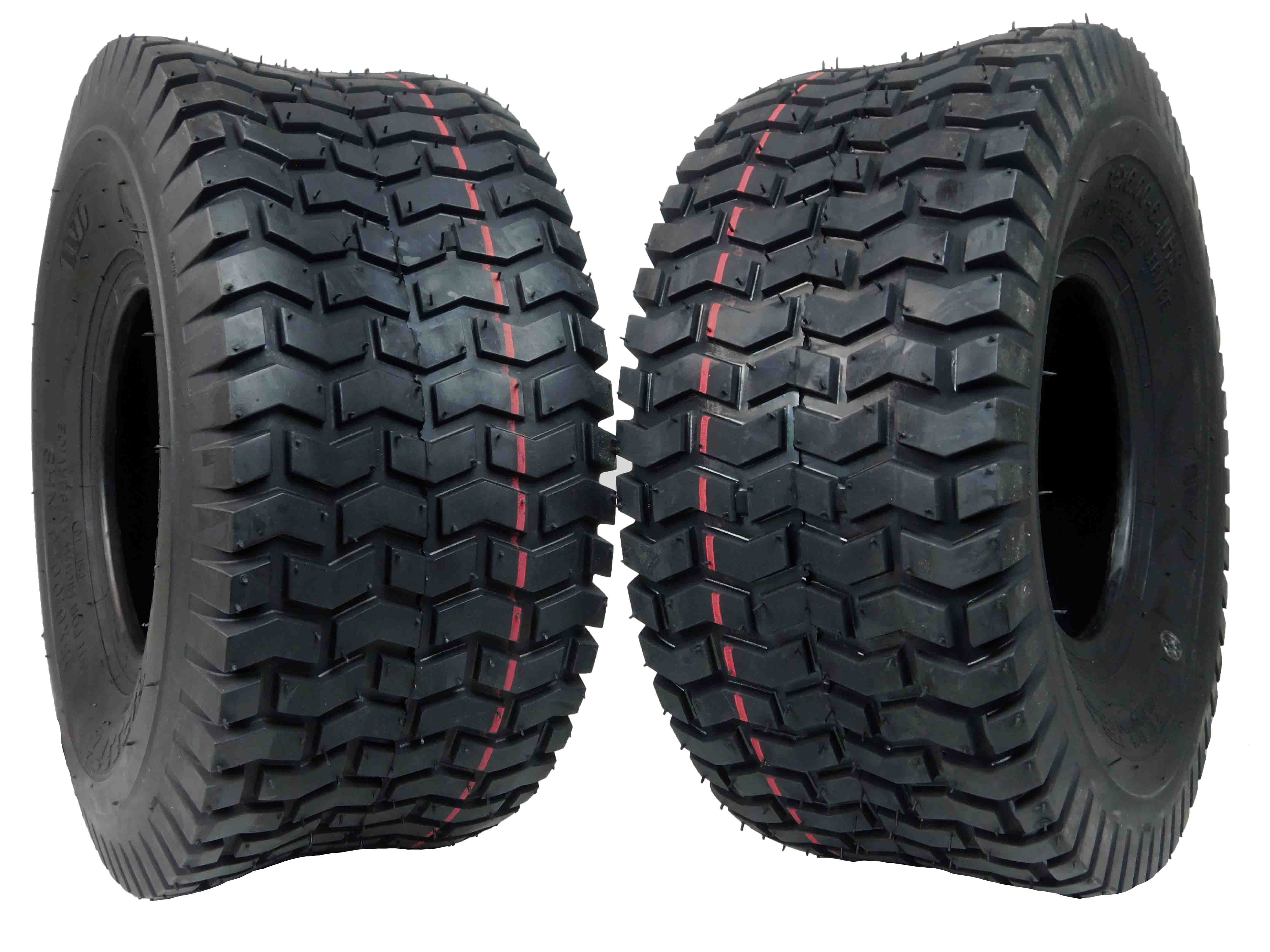 MASSFX 15x6-6 4 Ply Turf， Lawn and Garden Mower Tire 15x6x6 (Two Pack)