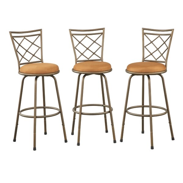 Simple Living Alyssa Adjustable Height Swivel Stools (Set of 3)