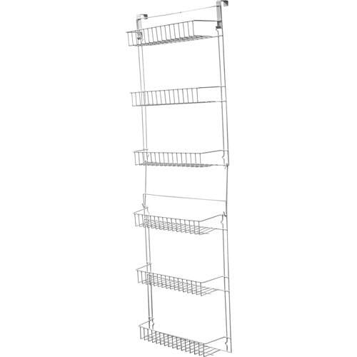 Trademark Home 5' Overdoor Storage Basket Rack