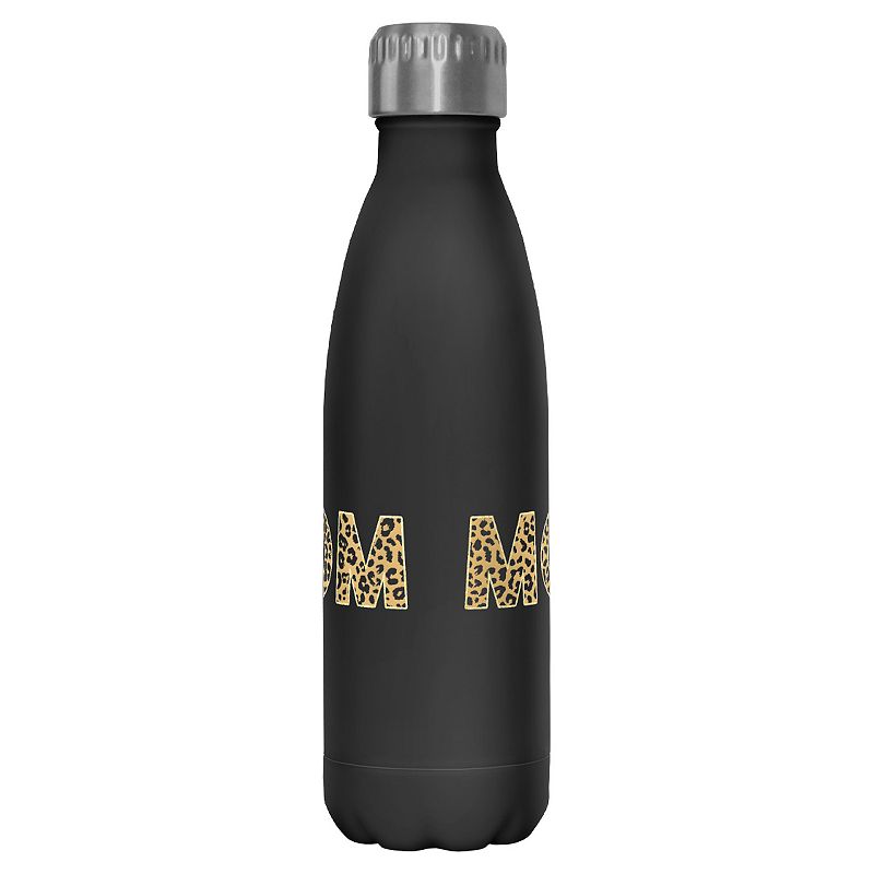 Mom Cheetah Print Letters 17-oz. Stainless Steel Water Bottle