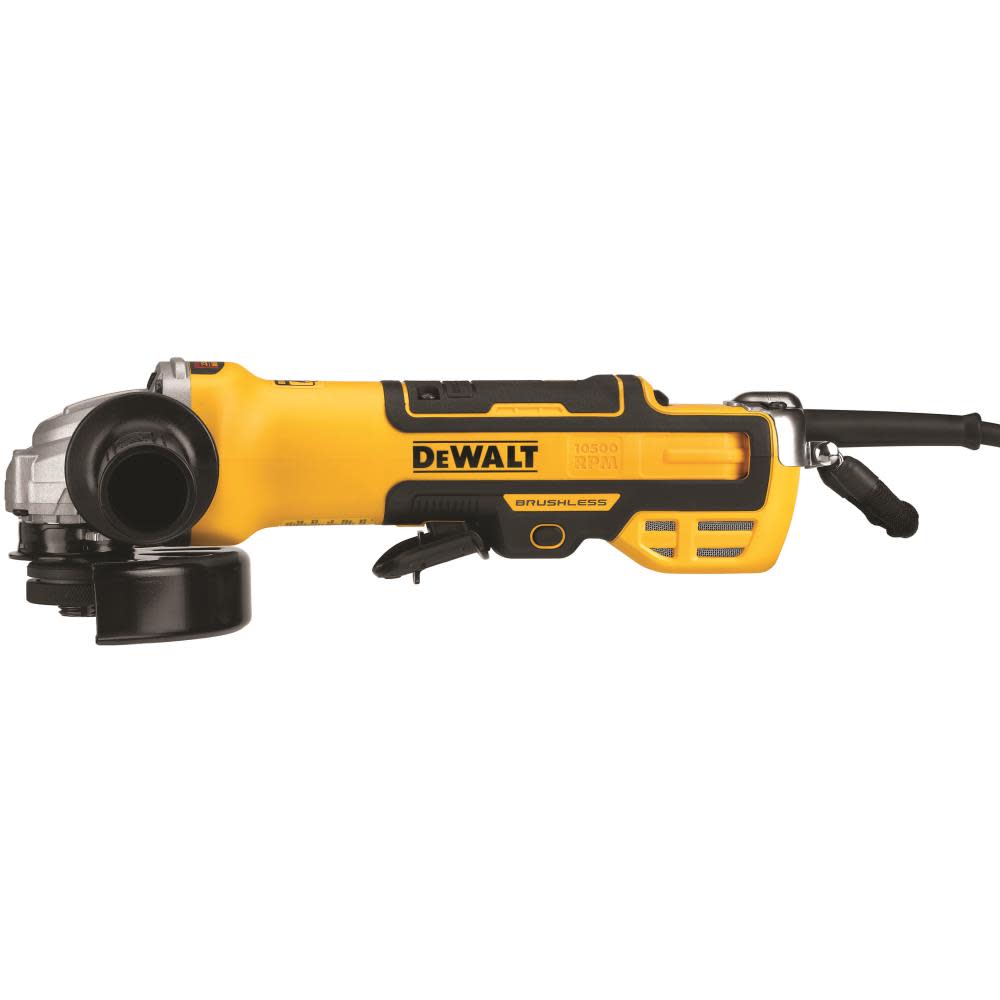 DEWALT 5 Paddle Switch Small Angle Grinder with Kickback Brake No Lock-On Variable Speed DWE43214NVS from DEWALT