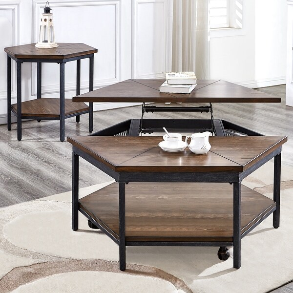 Upton Hexagon Lift Top Coffee Table by Greyson Living