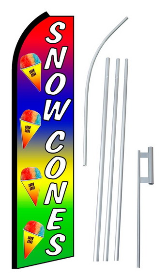 NEOPlex SW10635 4PL SGS Snow Cones Rainbow Swooper...