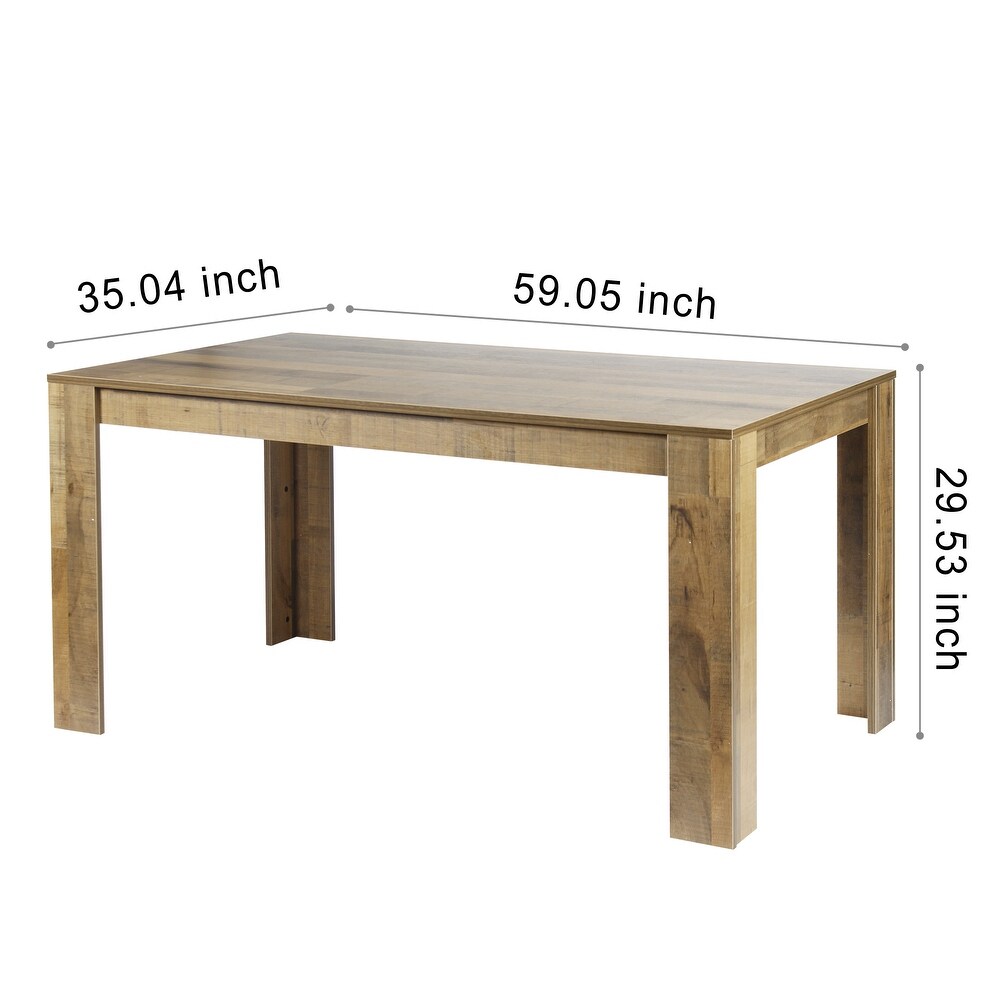 Furniture Home Series Rectangular Dining Table with Melamine Finish