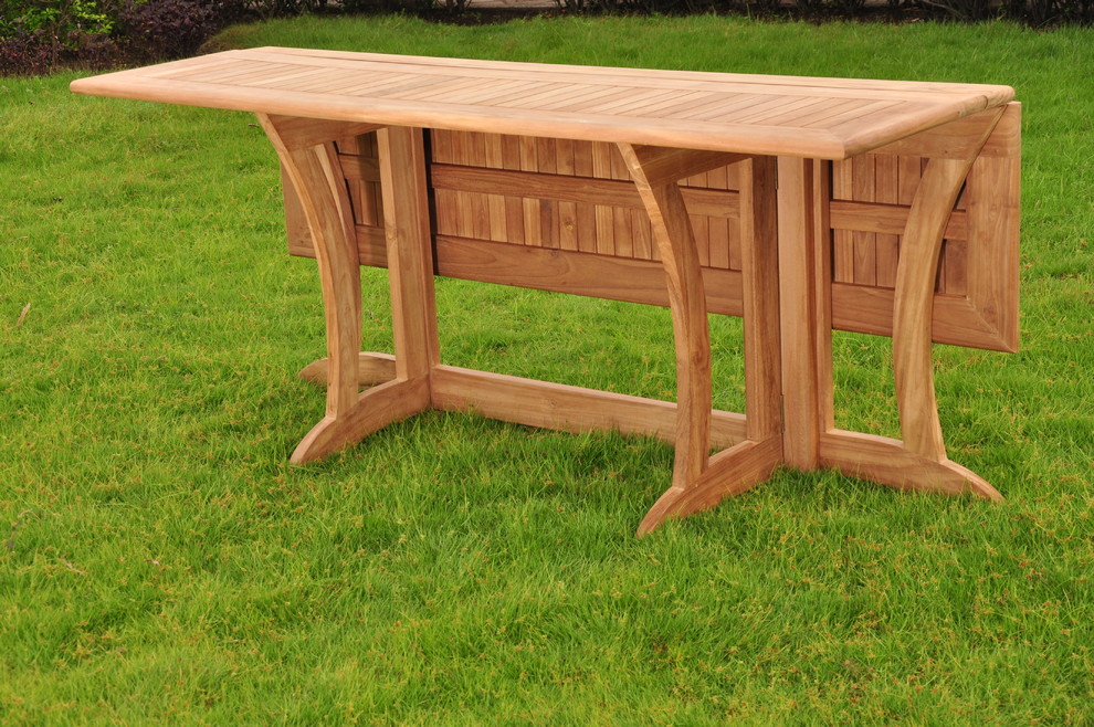 69 quotWarwick Dining Outdoor Teak Table   Contemporary   Outdoor Dining Tables   by Teak Deals  Houzz