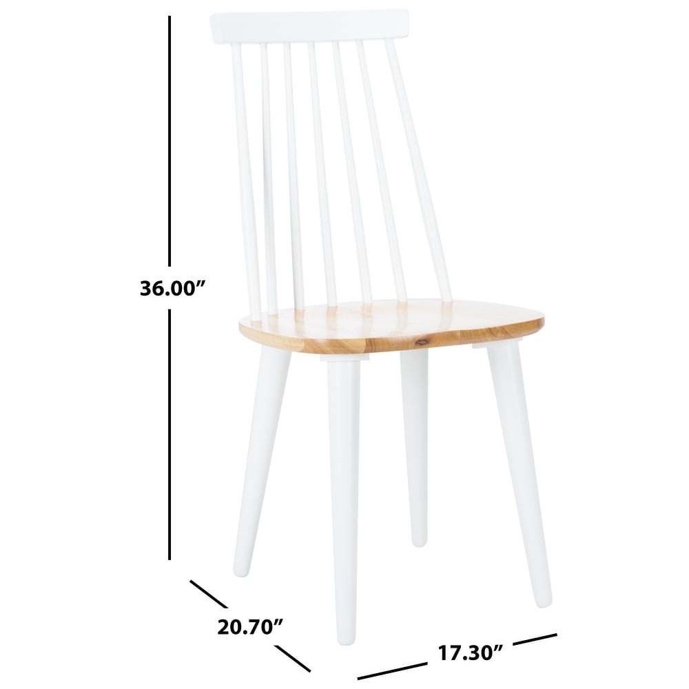 SAFAVIEH Burris Spindle Back Side Chair (Set of 2)   17.3\