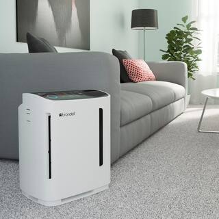 Brondell O2+ Revive TrueHEPA Air Purifier Humidifier in White PR50-W