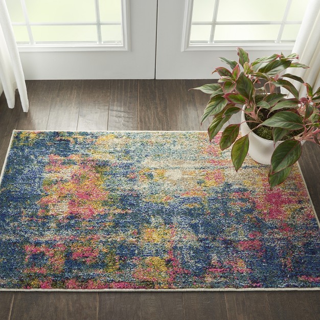 Nourison Celestial Abstract Contemporary Multicolor Indoor Rug