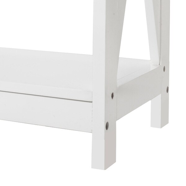 Entryway Table Sofa Table with Drawer and Shelf Slim Console Table with Storage for Hallway