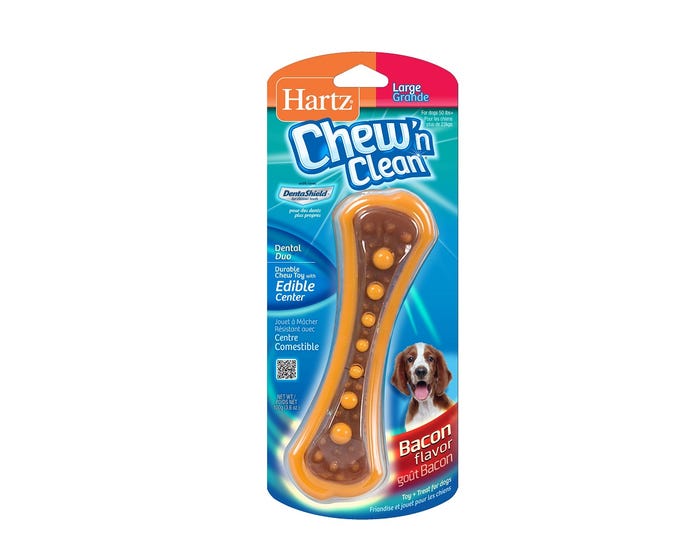 Hartz Chew N Clean Dental Duo Large， 1 Ct - 3270005416