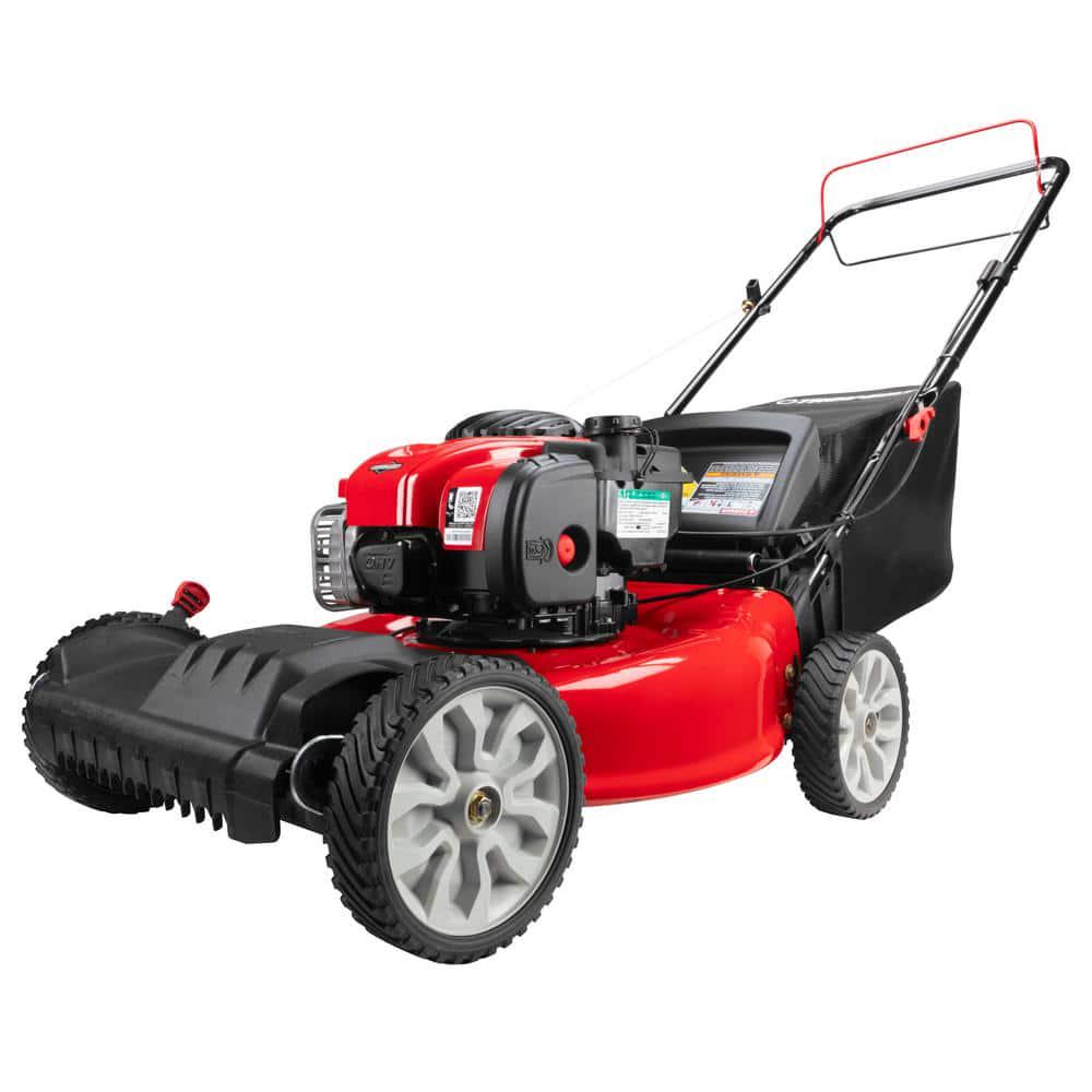 TroyBilt 21in 140cc Briggs and Stratton Self Propelled Gas Lawn Mower with Mulching Kit Included