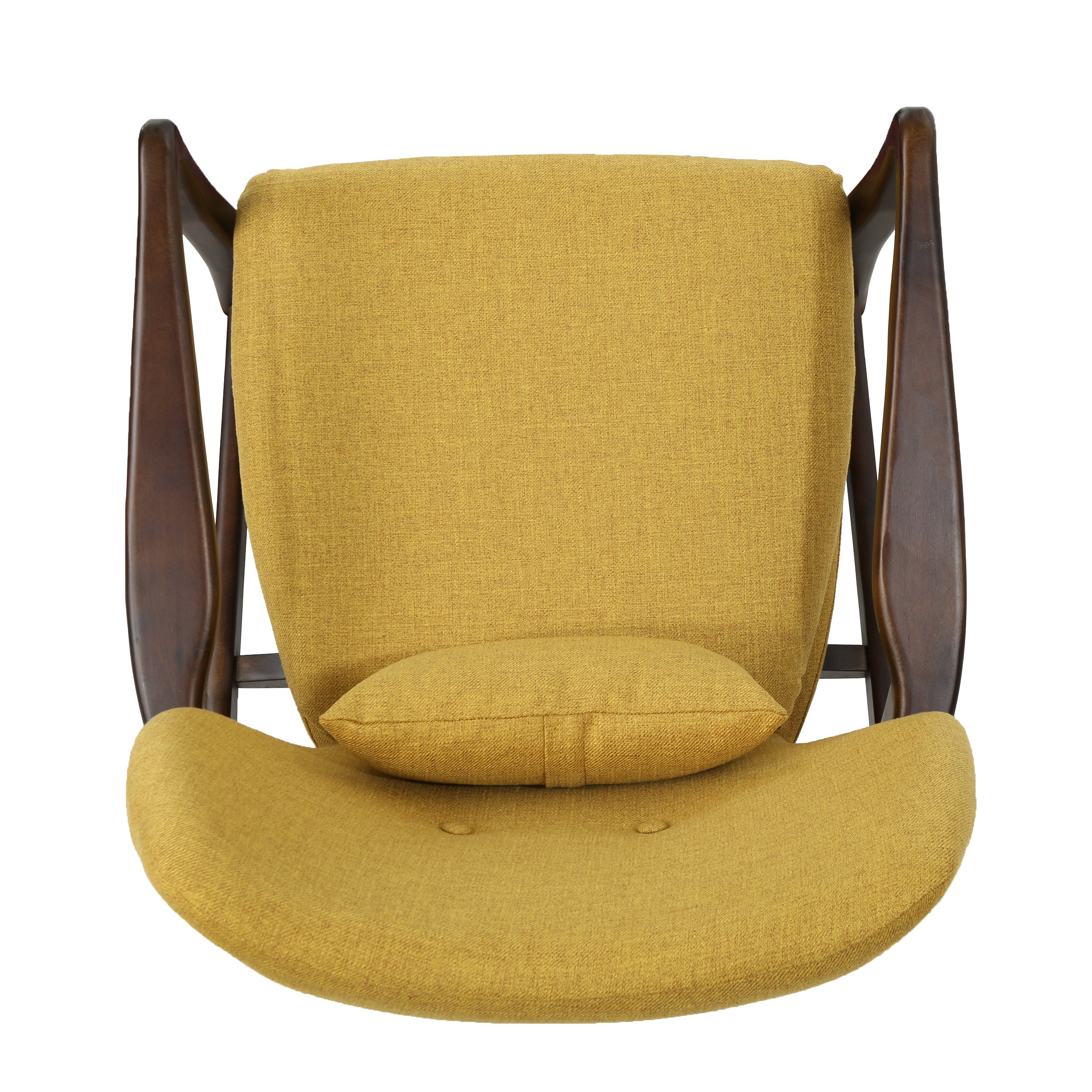 Ventura Mid Century Modern Fabric Club Chair